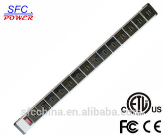 ETL FCC CE Approved aluminum alloy 5V 2.1A USB 14 port charger for Laptop,Smart Charging Strip for Cell Phone