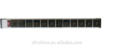 ETL FCC CE Approved aluminum alloy 5V 2.1A USB 12 port charger for Laptop&Tablet Charging Cart