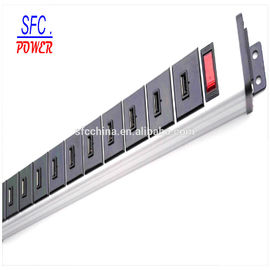 ETL FCC CE Approved alu- alloy 5V 2.1A USB 10 port charger for charging cart