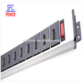 ETL FCC CE Approved alu- alloy 5V 2.1A USB 8 port charger for charging cabinet