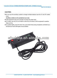 The value cycle timer metal socket,The American outlet power bar with  the timer