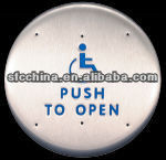Anti- removal6" round push to open or push to exit