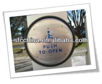 Anti- removal6" round push to open or push to exit