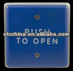 Anti-theft 4.5" square push to open or push to exit switch for Handicap door push button