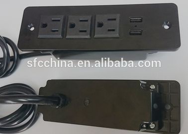 USB Charging 5v 2.4a &1A Desktop Socket / Tabletop Socket /stainless steel of face