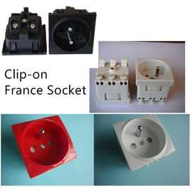 FRANCE POWER SOCKET, SINGLE PLASTIC OUTLET BAYONET SOCKET