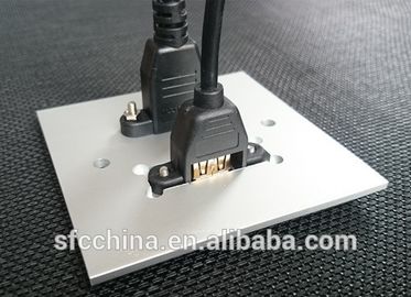 HDMI & USB aluminum alloy wall plate