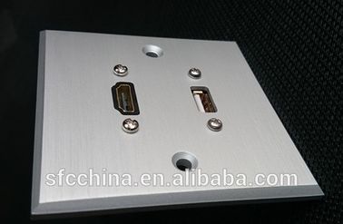 HDMI & USB aluminum alloy wall plate