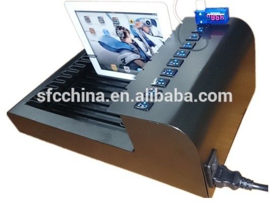 5V 2.4A USB 10-PORT CHARGING STATION FOR iPad mobile MP3